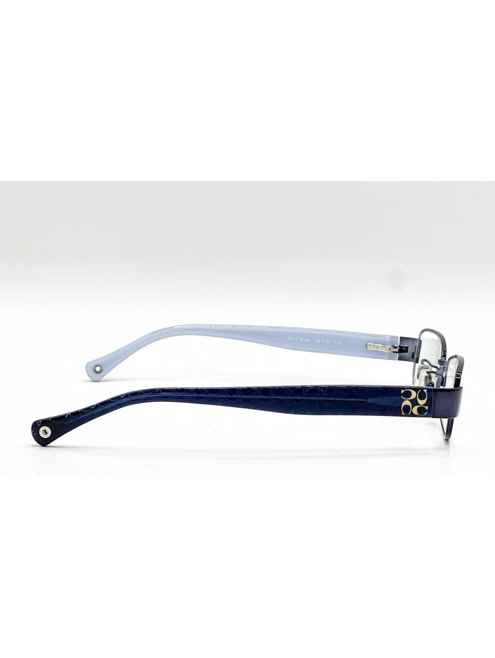 Coach HC 5001 9024 Blue Rectangle Authentic Eyeglass Frames 48-16-135